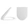Luna Flush to Wall Toilet With Seat