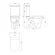 Luna Flush to Wall Toilet With Seat
