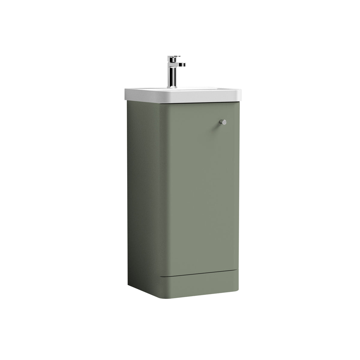 Nuie Core 400mm 1 Door Floor Standing Vanity Unit With Basin