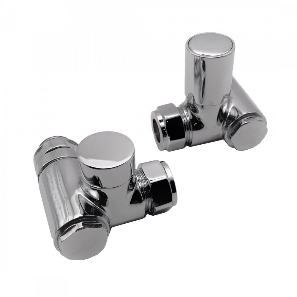 Dual Fuel Corner Valve 15mm (Pair) - Chrome - CRNV-DF - CRNV-DF 1