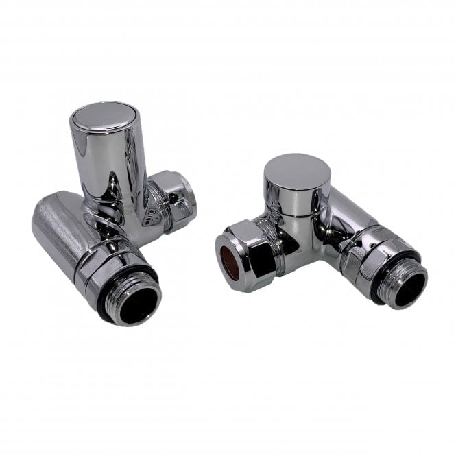 Dual Fuel Corner Valve 15mm (Pair) - Chrome - CRNV-DF - CRNV-DF 2
