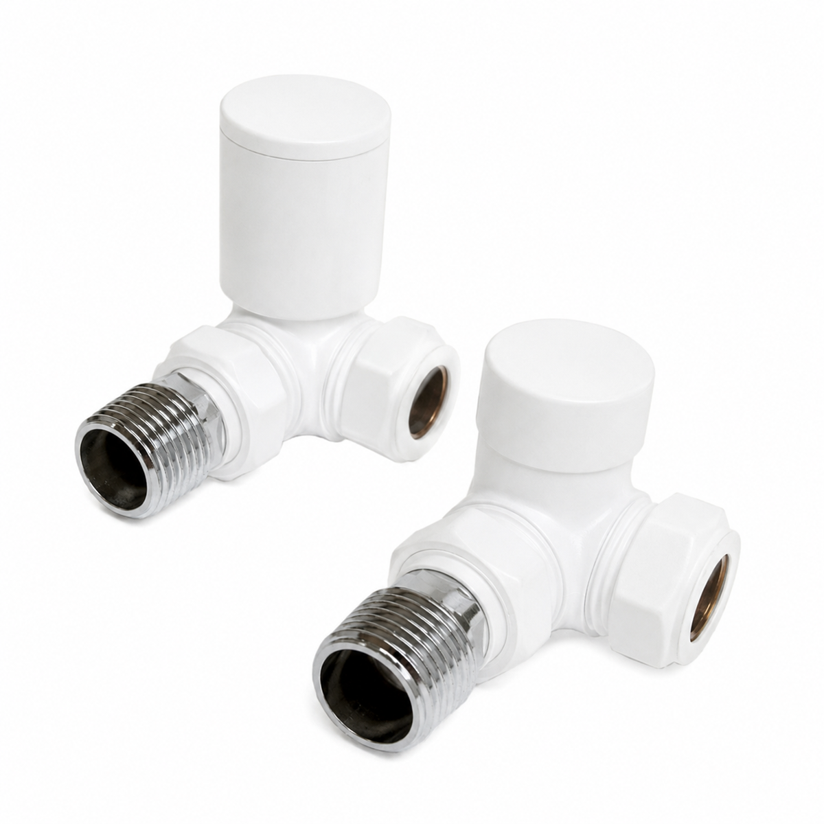 Corner Valve 15mm (Pair) - White - CRNV-WHITE