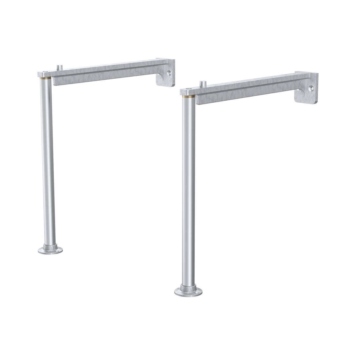 Nuie Cleaner Sink Leg Set And Wall Bracket (Pair)