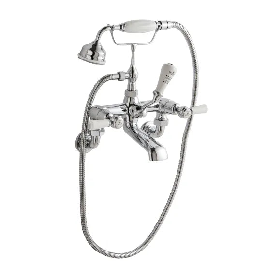 BC Sanitan Chrome Wall Mounted Lever Bath Shower Mixer