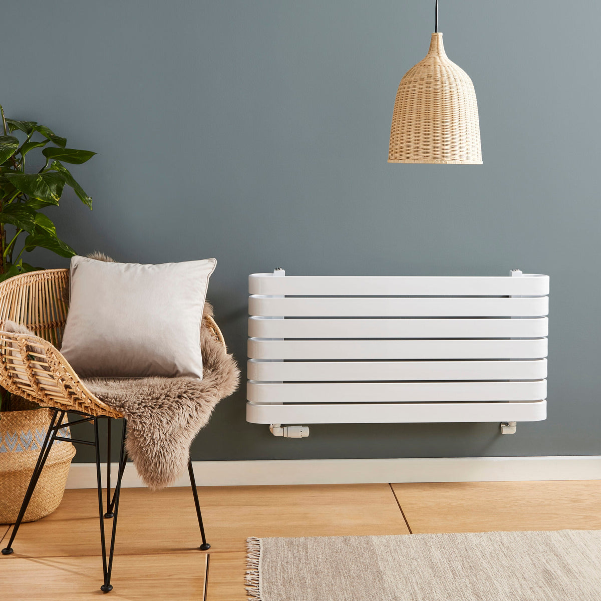 Denver 500x1000 Designer Rail White - DEN500-1000WT - DEN500-1000WT 1