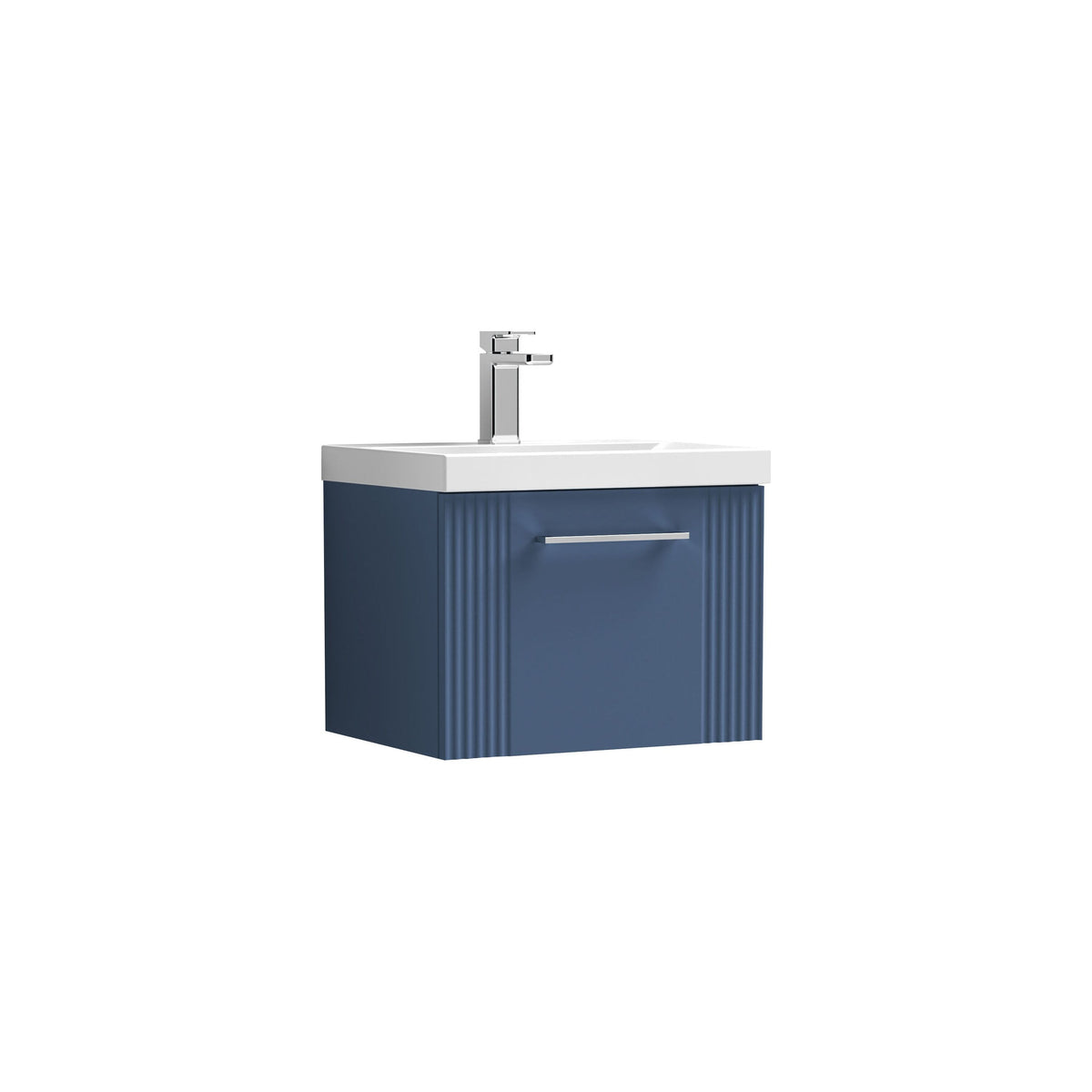 Nuie Deco 500mm 1 Drawer Wall Hung Vanity Unit With Mid-Edge Basin