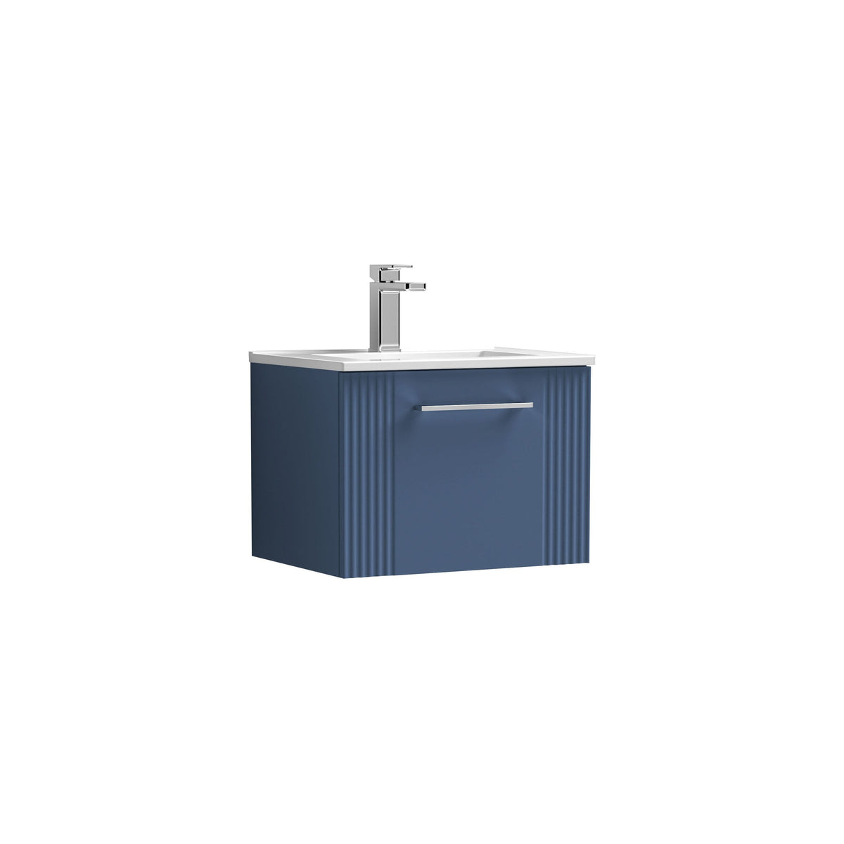 Nuie Deco 500mm 1 Drawer Wall Hung Vanity Unit With Minimalist Basin