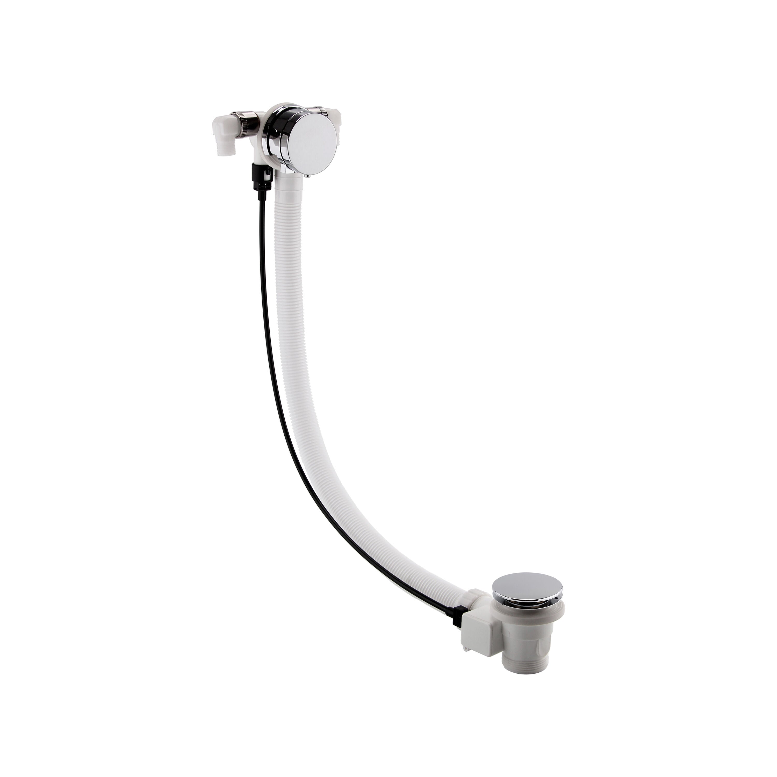 nuie Chrome Freeflow Bath Filler