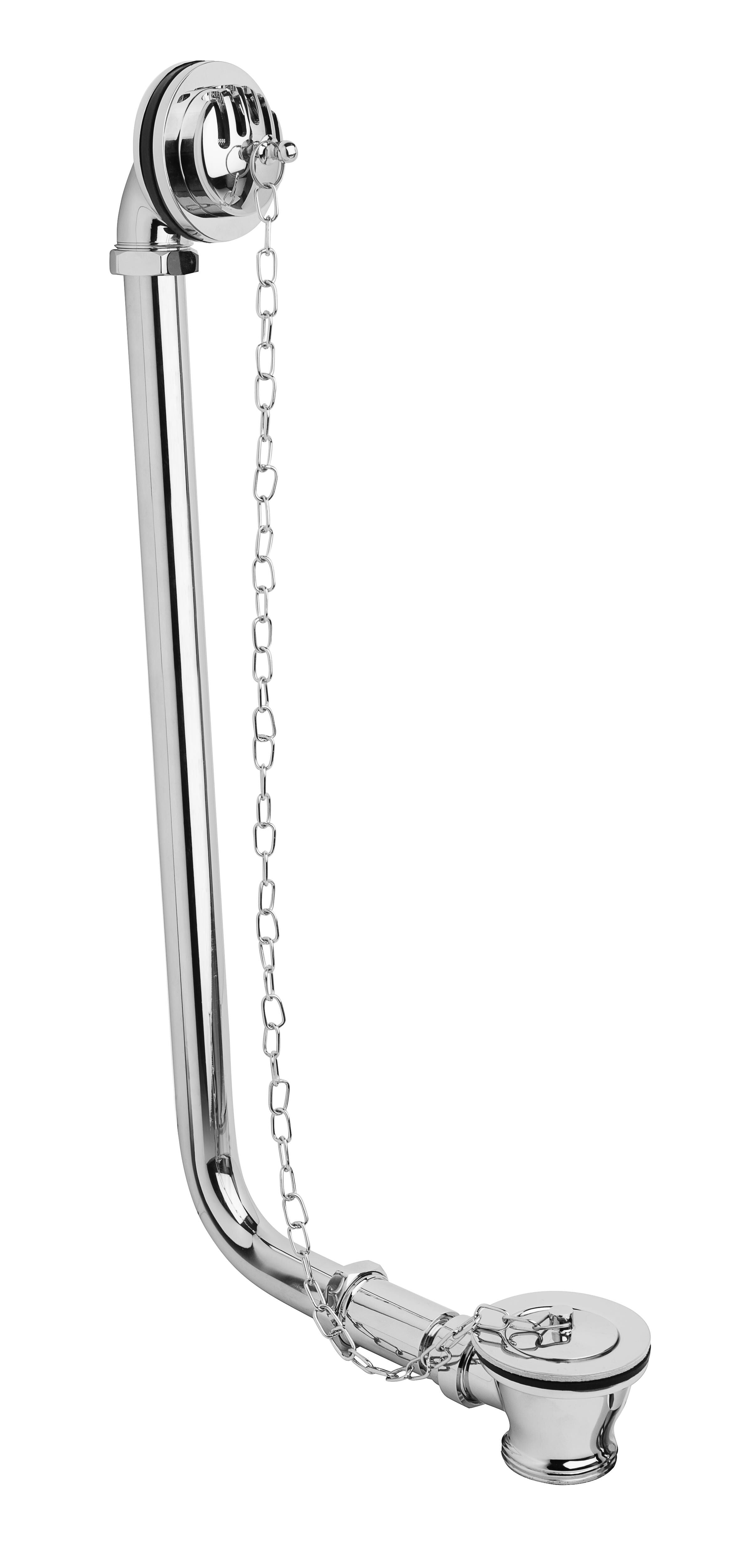 Chrome Plug With Chain Bath Waste