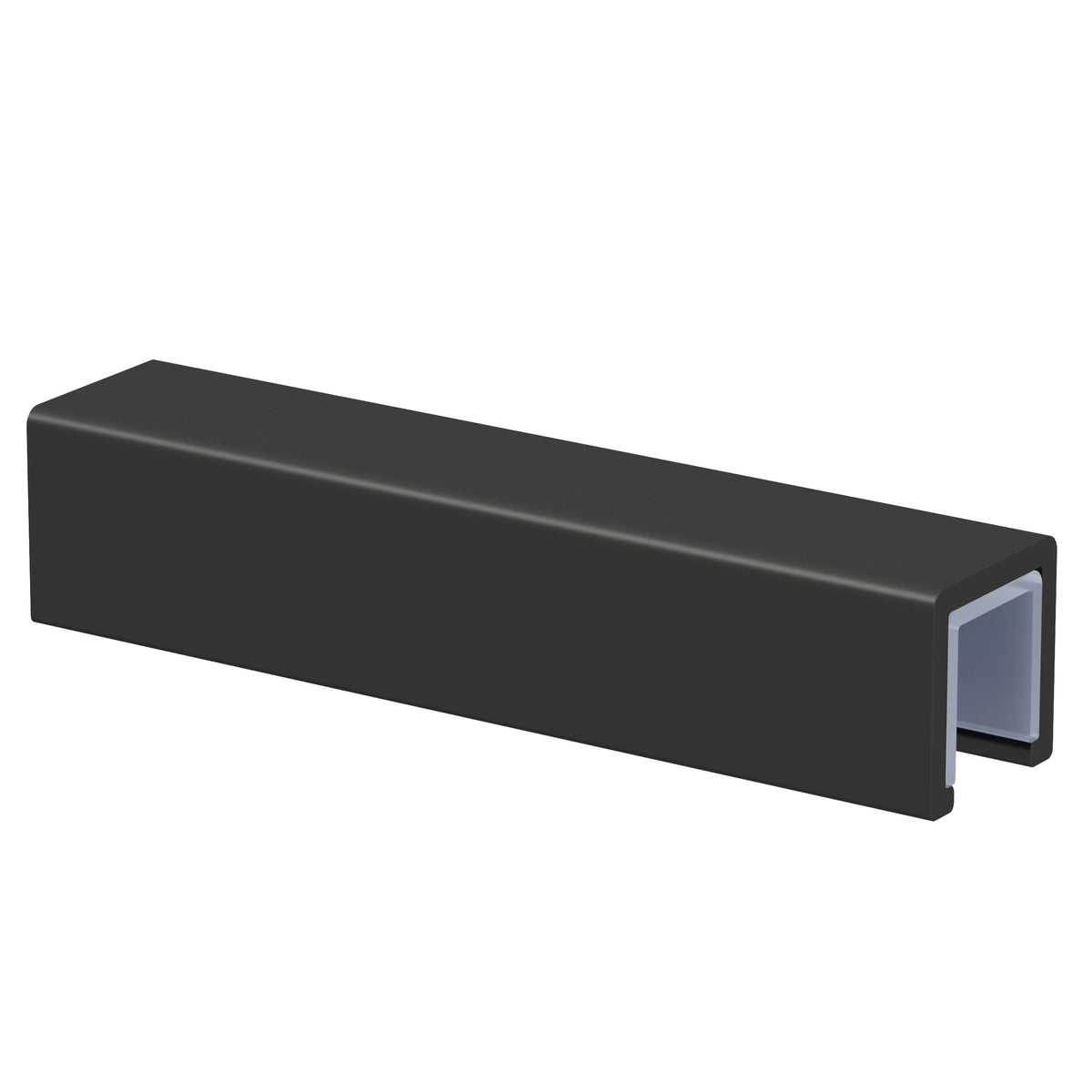 Wetroom Glass Decorative Edge 2mtr Black - EIGHT200DE-BL