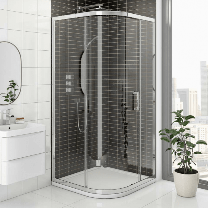 KV8 Single Door Quadrant 900mm - EIGHT900Q