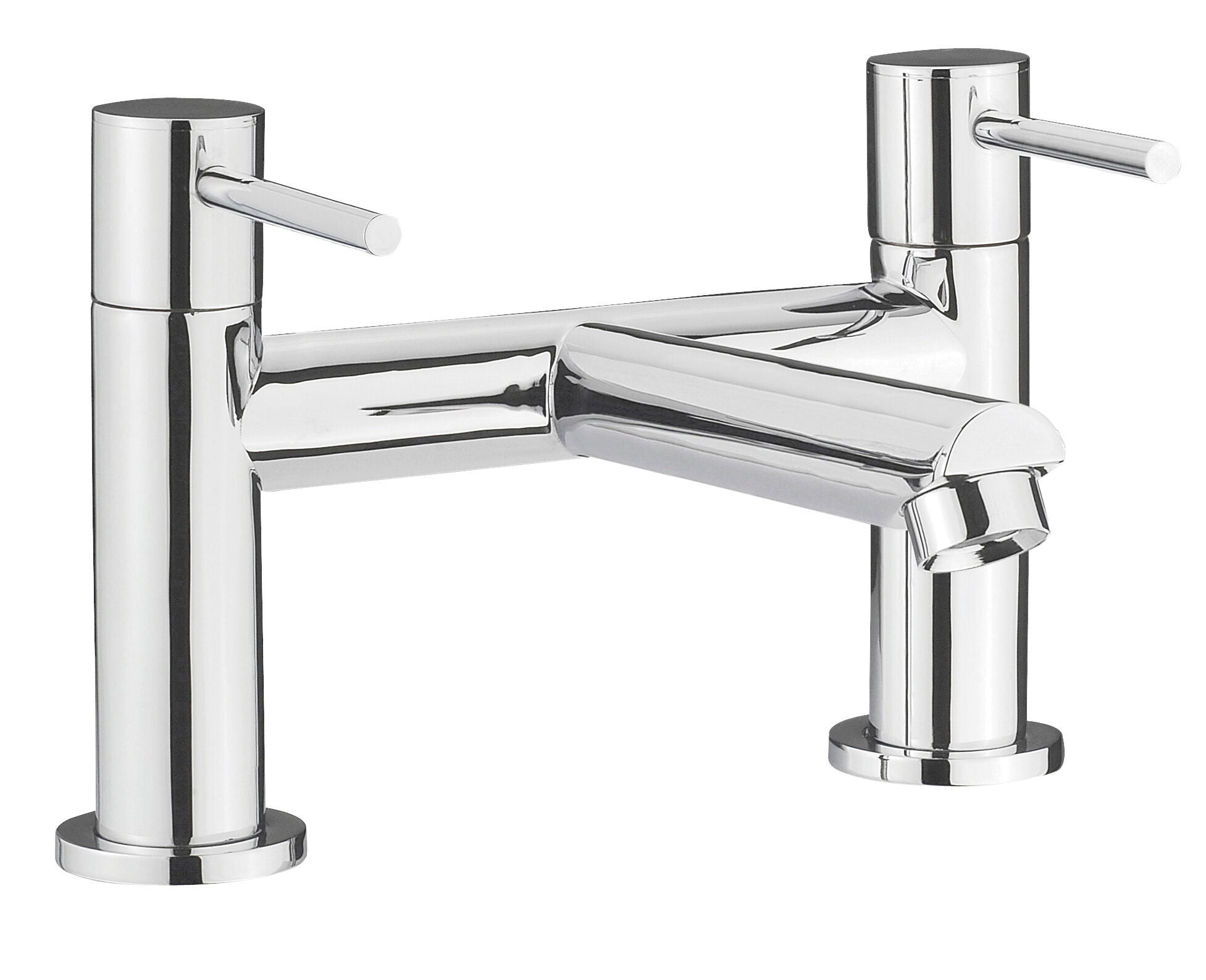 nuie Series Two Chrome Bath Filler