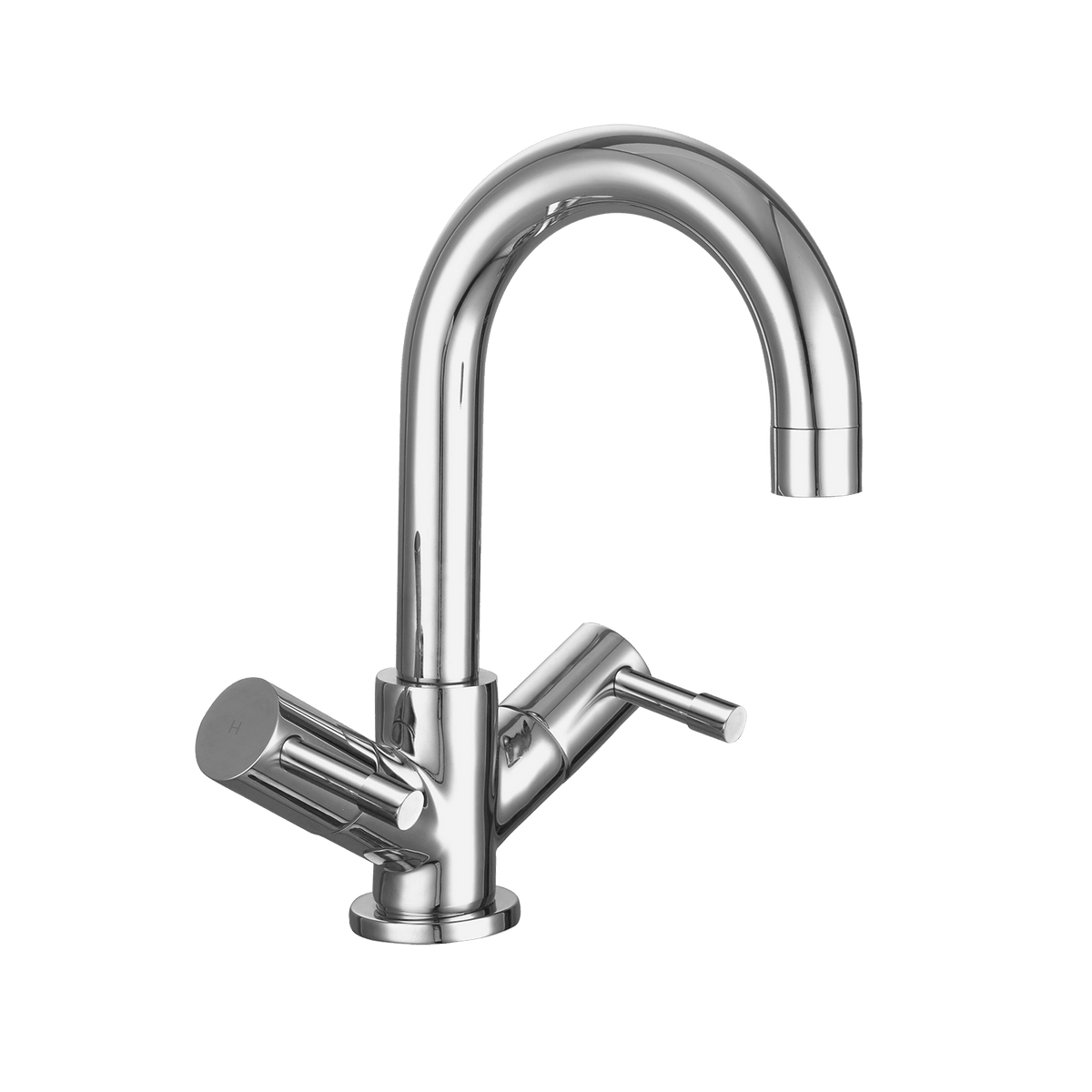 nuie Series Two Chrome Mono Basin Mixer With Waste