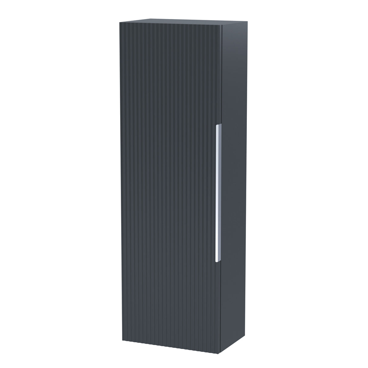 Hudson Reed Fluted 400mm Wall Hung Tall Cabinet