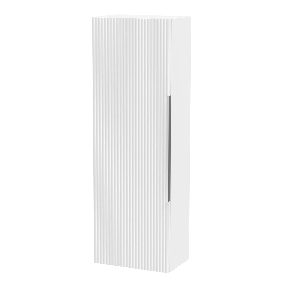 Hudson Reed Fluted 400mm Wall Hung Tall Cabinet