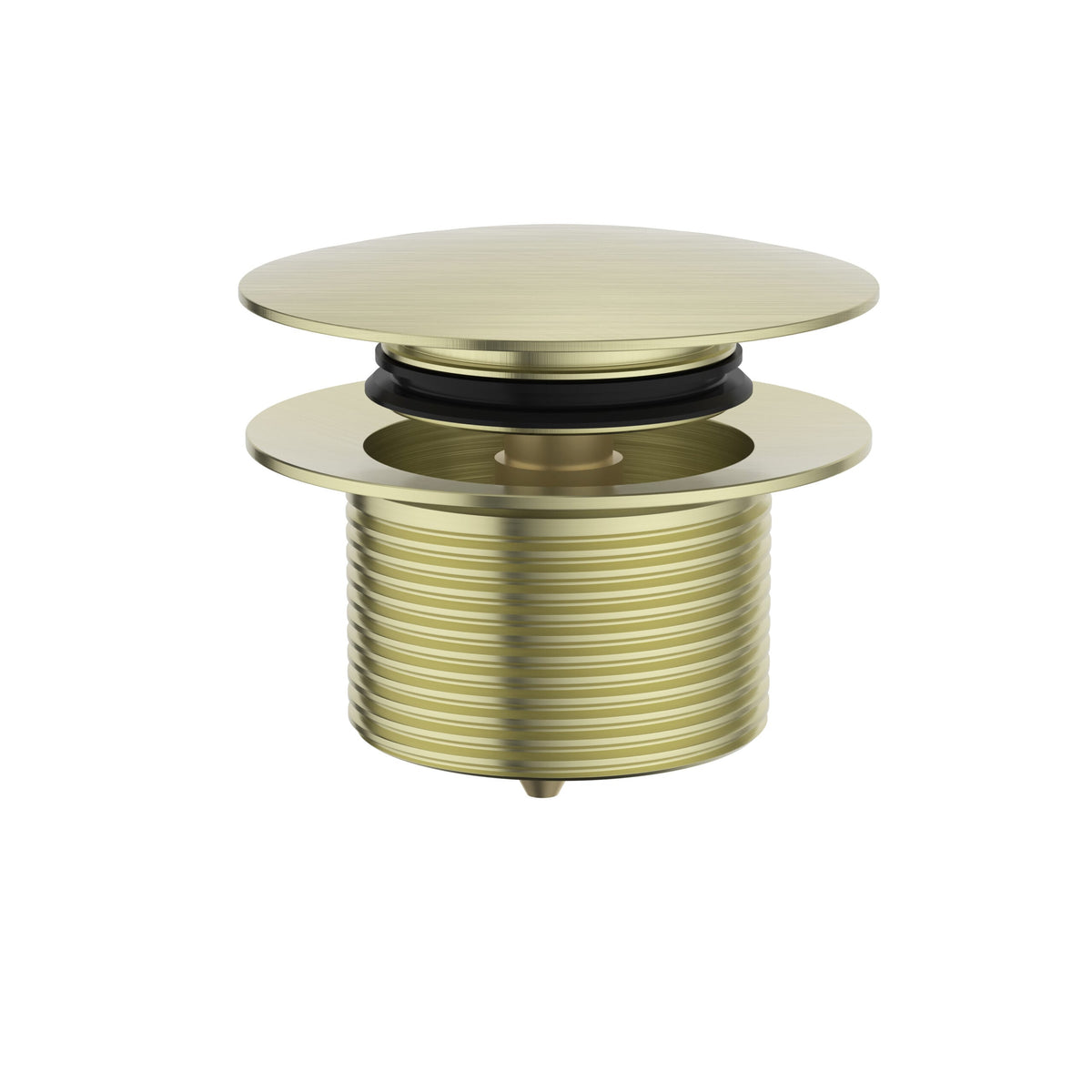 Freestanding Bath Click Clack Waste Brushed Brass - FSB-WAS-BB
