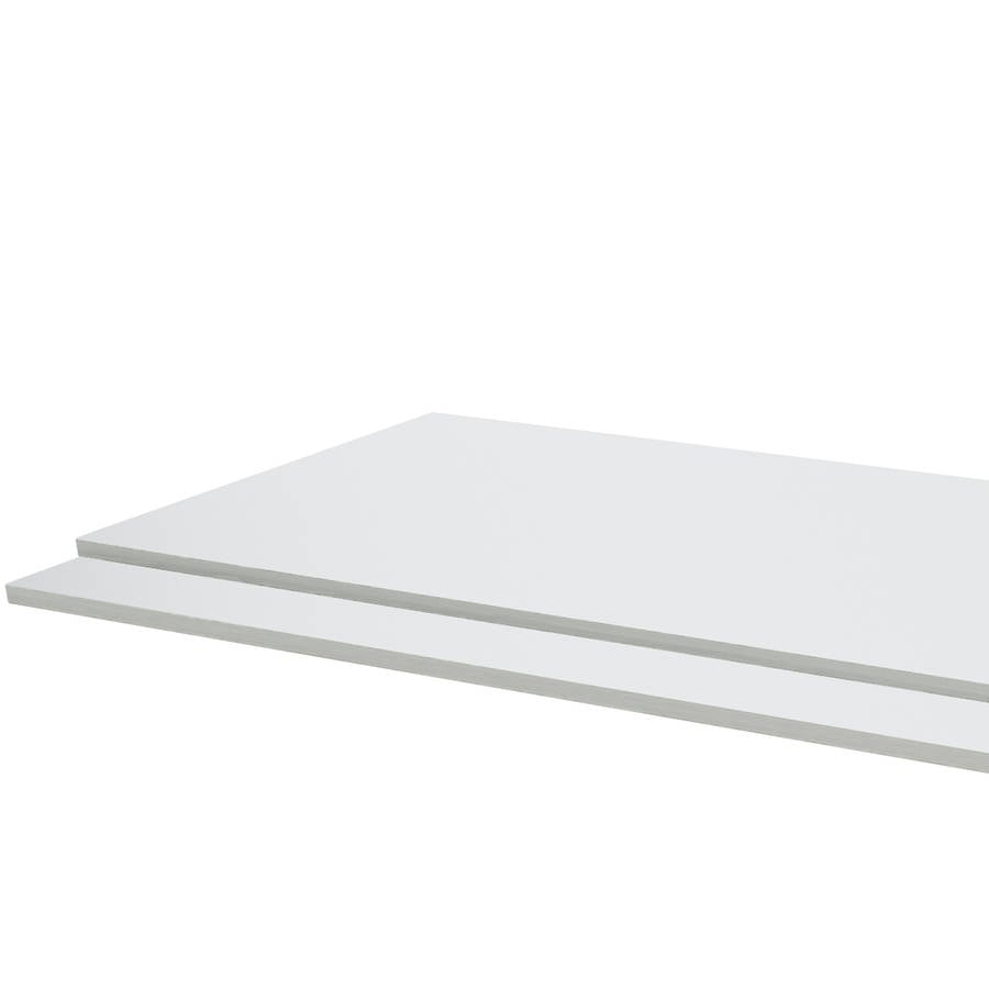 Purity 700mm 2 Piece End Panel White - FUR121PU