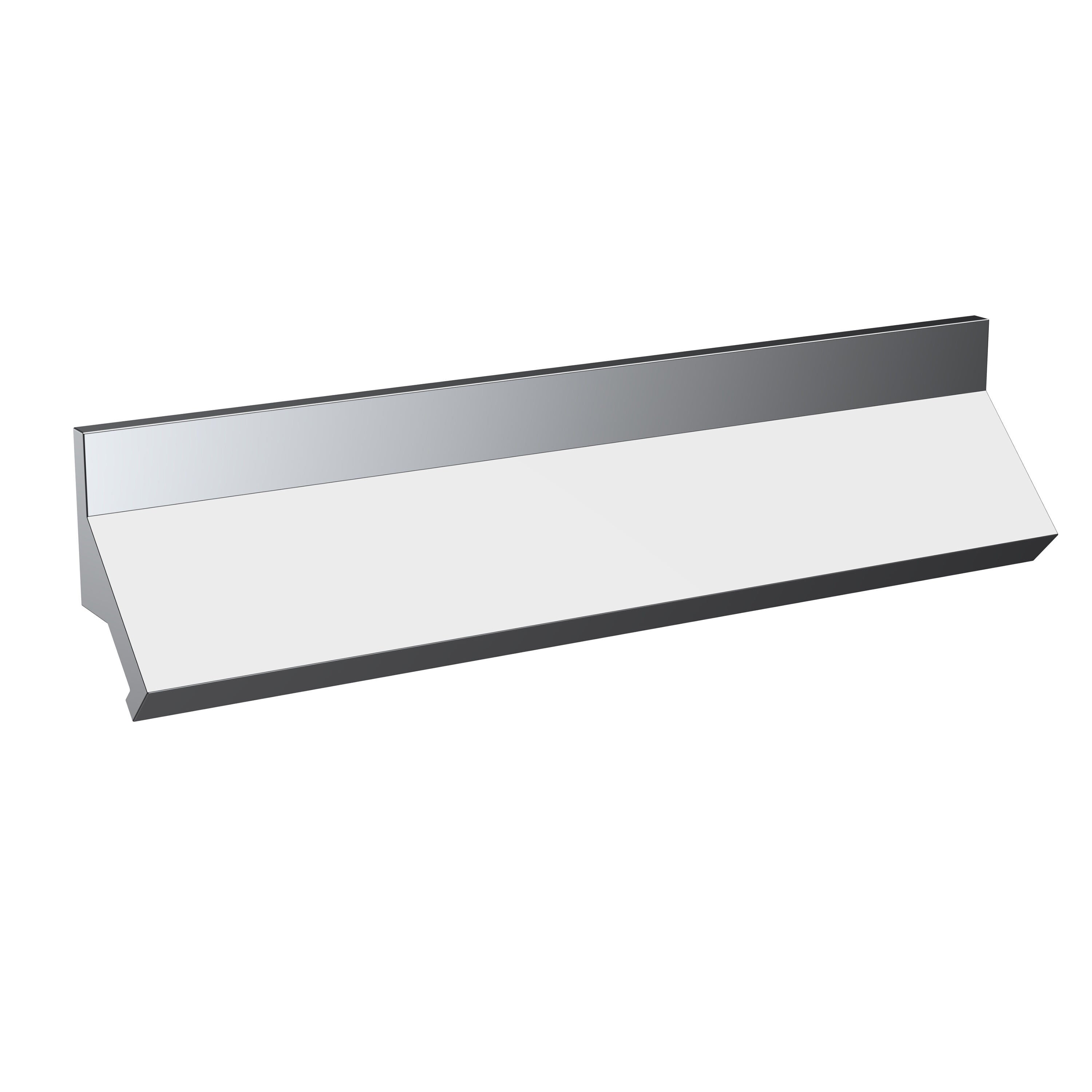 224mm Chrome Finger Pull Handle