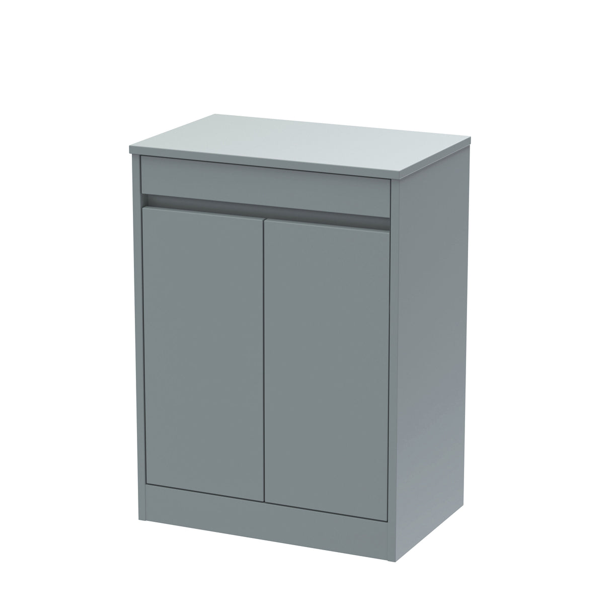 Nuie Havana 600mm 2 Door Floor Standing Vanity Unit With Co-ordinating Worktop