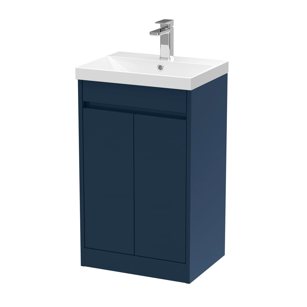 Nuie Havana 500mm 2 Door Floor Standing Vanity Unit With Thin-Edge Basin