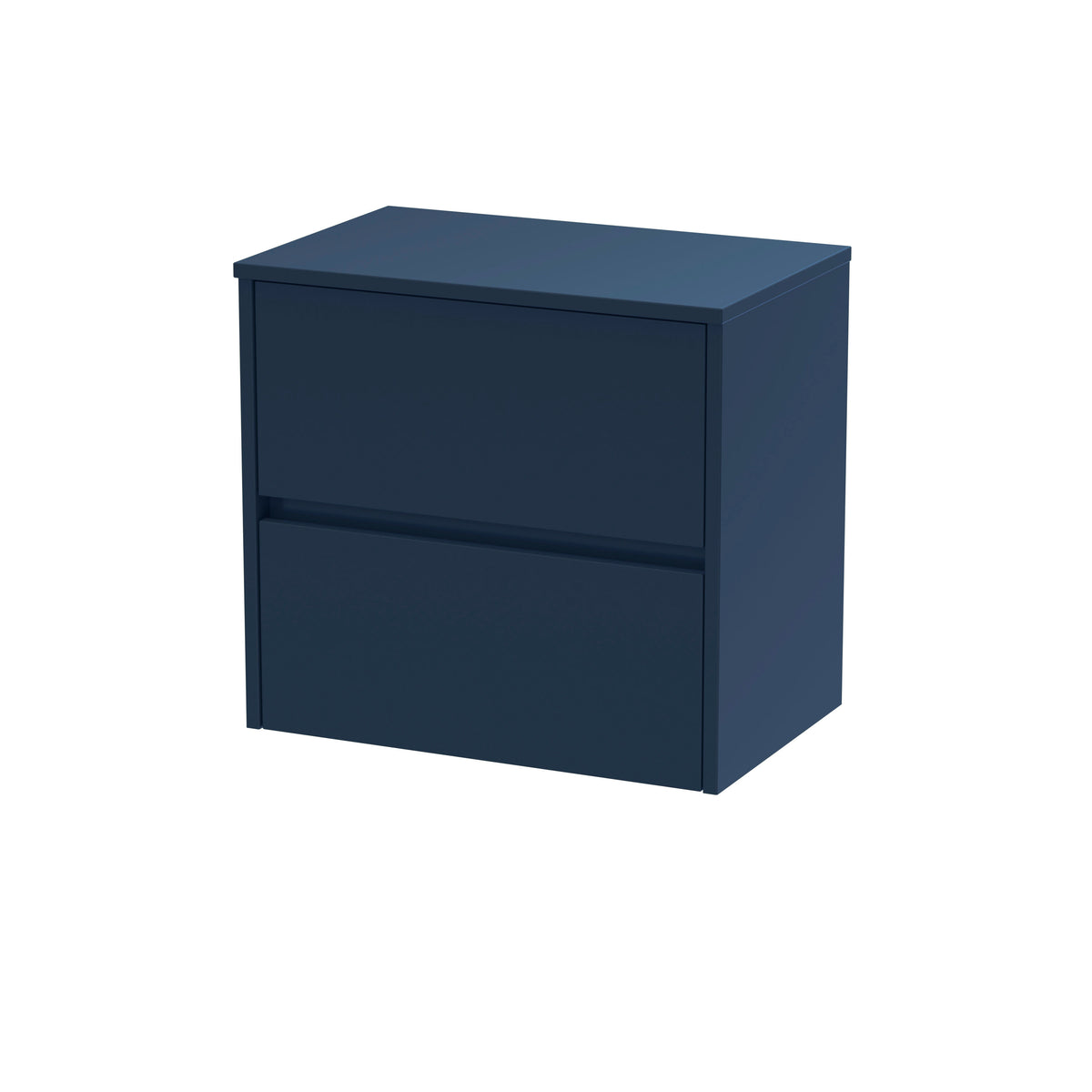Nuie Havana 600mm 2 Drawer Wall Hung Vanity Unit & Worktop