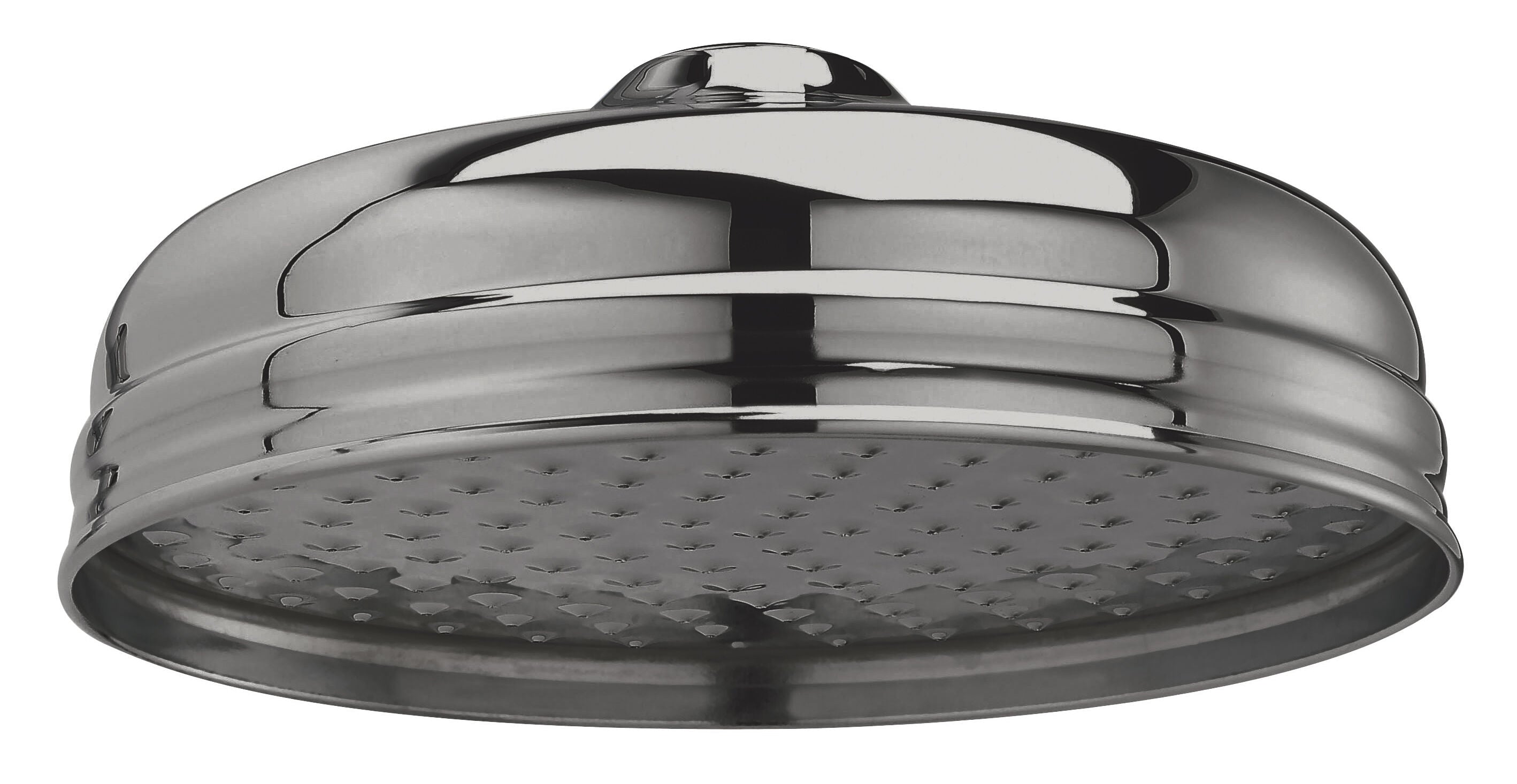 Brushed Pewter 200mm Fixed Shower Head