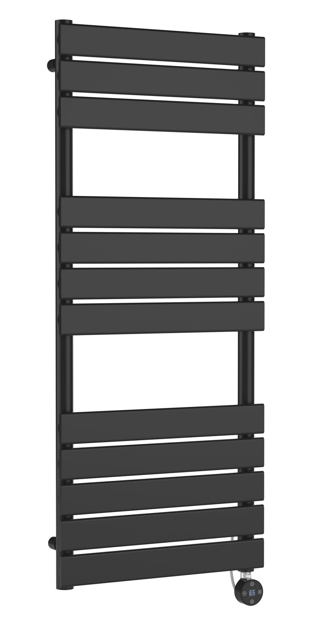 Nuie 1213mm x 500mm Vertical Electric Heated Towel Rail