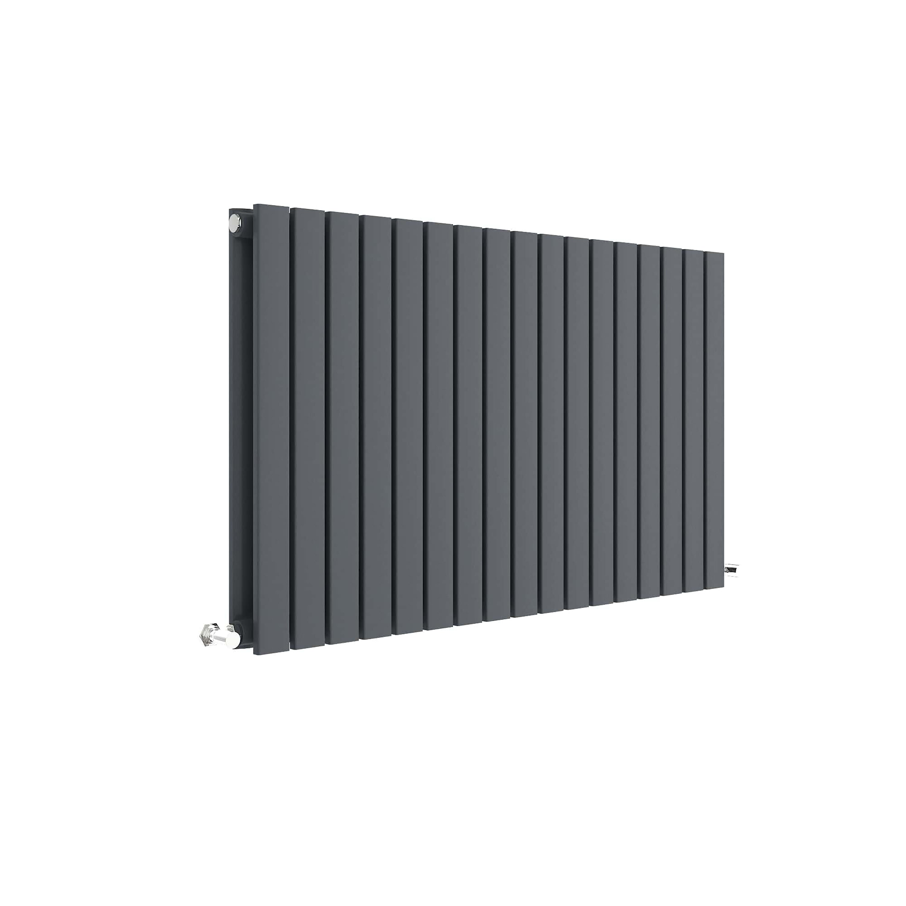 Sloane Anthracite 992mm x 600mm Horizontal Double Panel Radiator