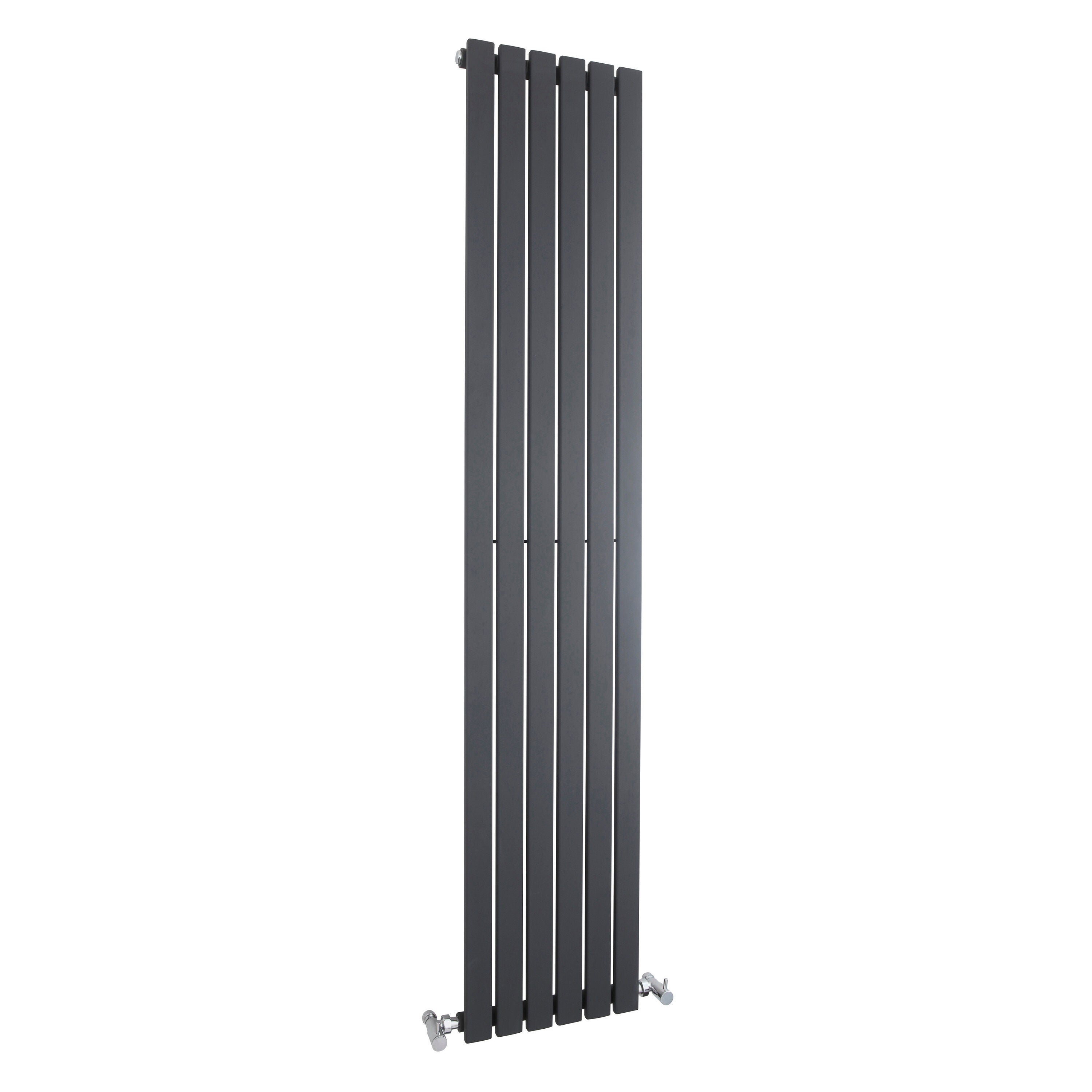 Sloane Anthracite 1800mm x 354mm Vertical Single Panel Radiator