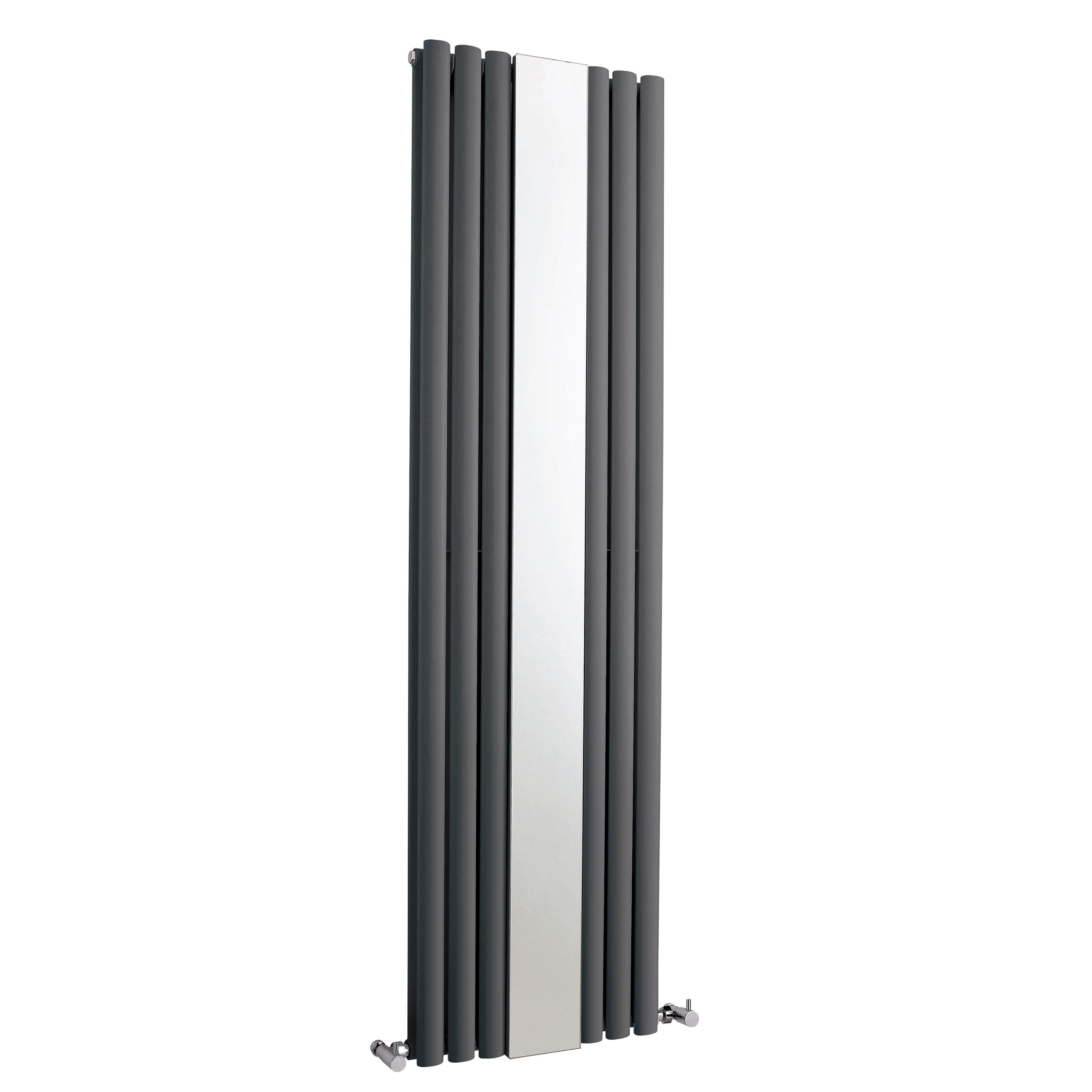 Revive Anthracite 1800mm x 499mm Vertical Double Panel Radiator
