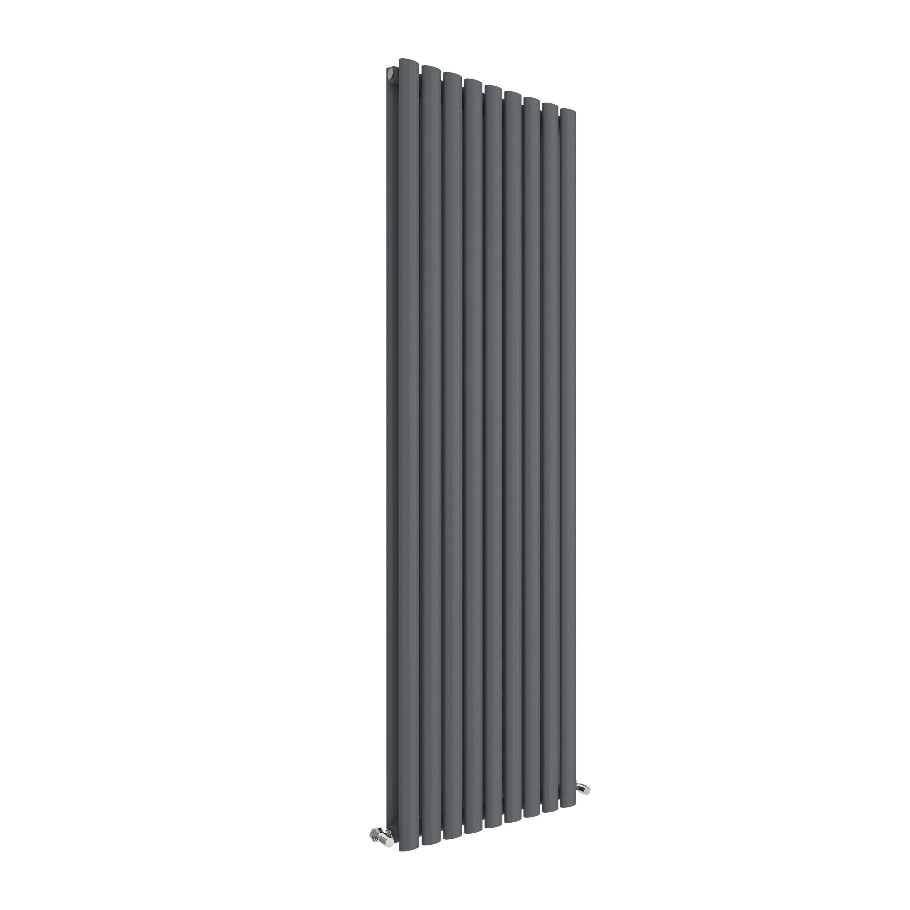 Revive Anthracite 1800mm x 528mm Vertical Double Panel Radiator