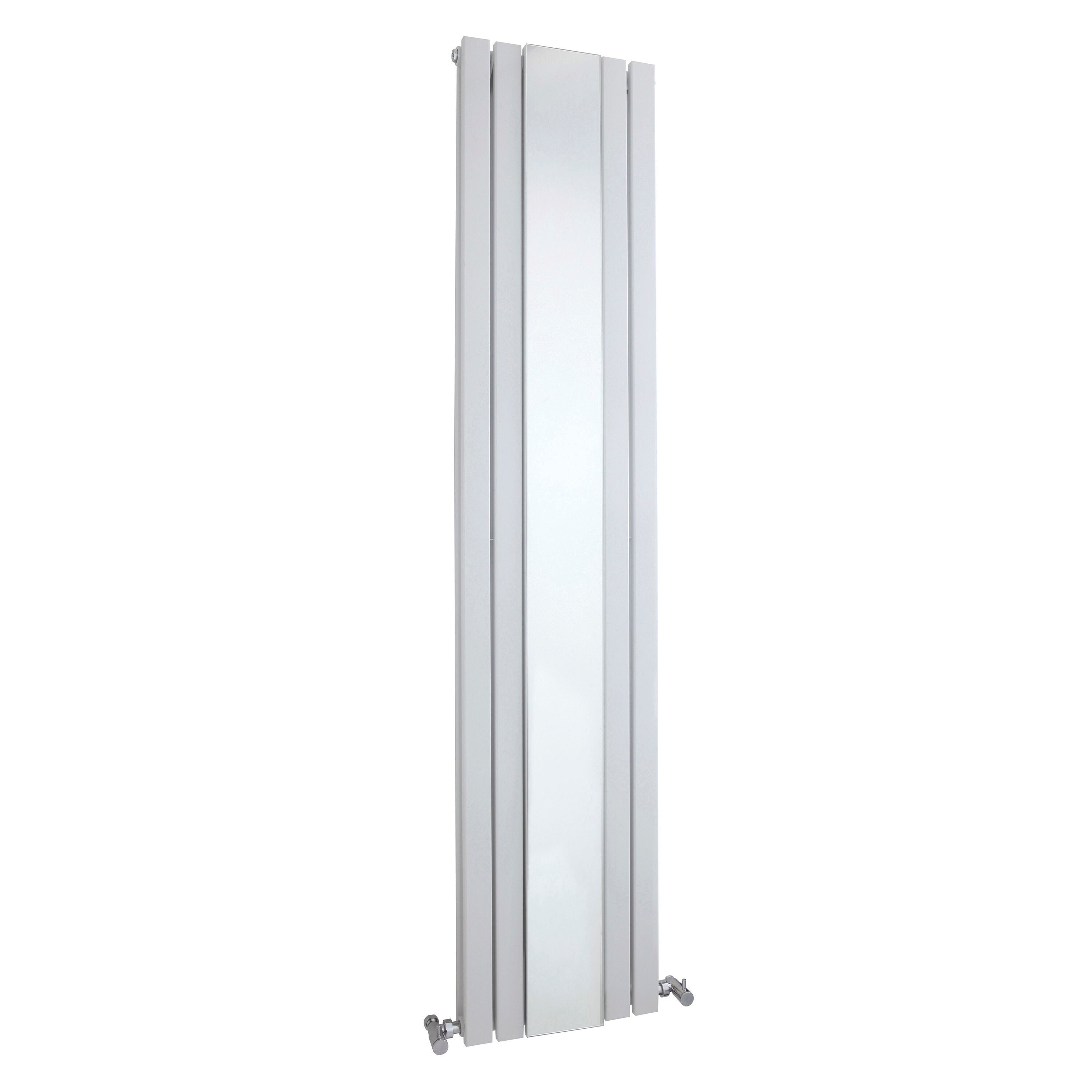 Sloane White 1800mm x 381mm Vertical Double Panel Radiator