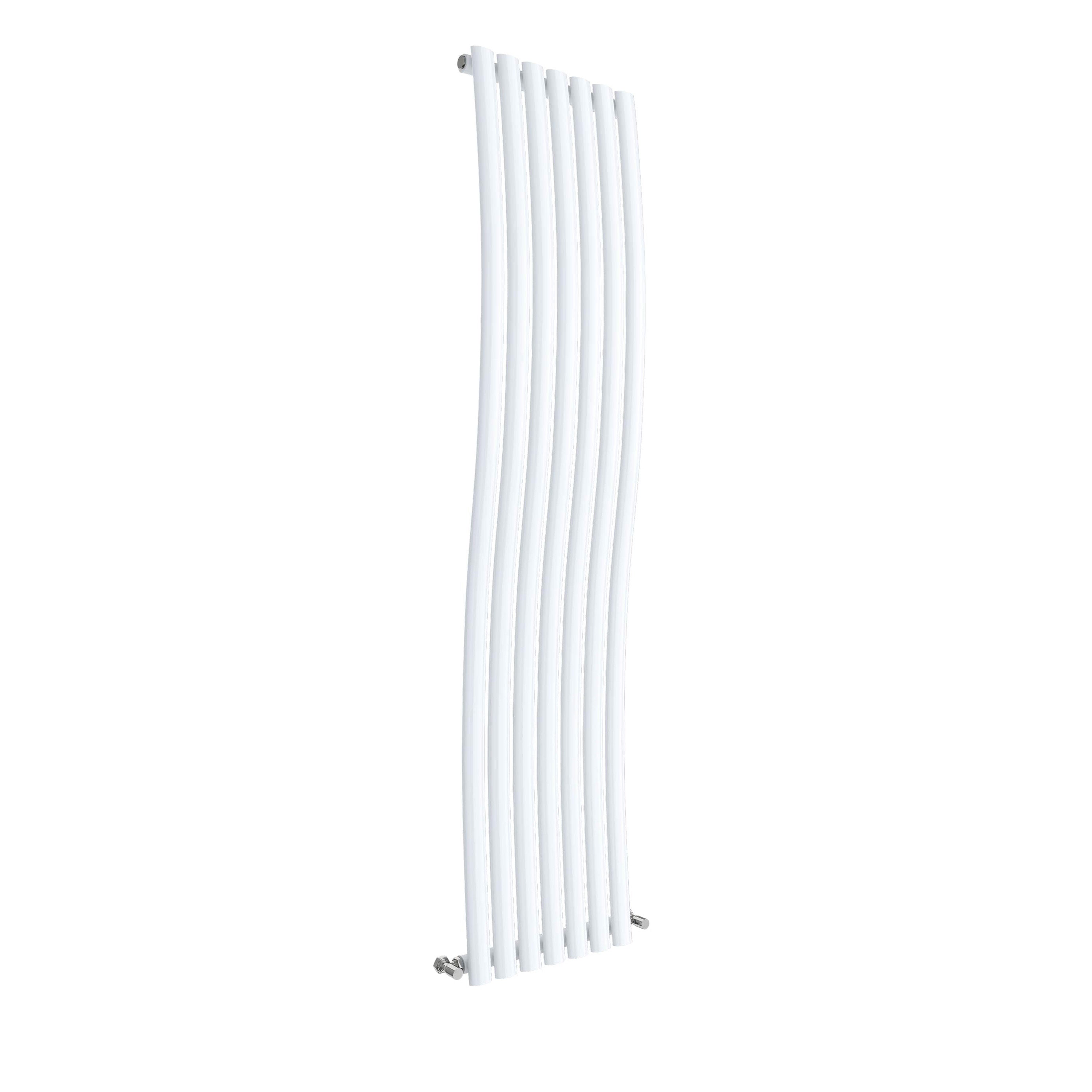 Revive High Gloss White 1800mm x 413mm Vertical Single Panel Radiator