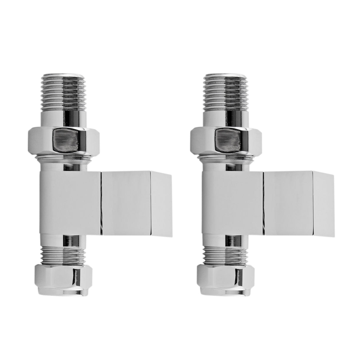 Nuie Straight Radiator Valve Pack (Pairs)