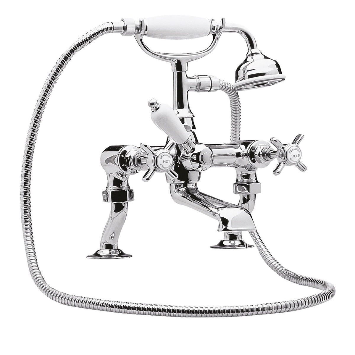 Nuie Beaumont 3/4" Cranked Bath Shower Mixer