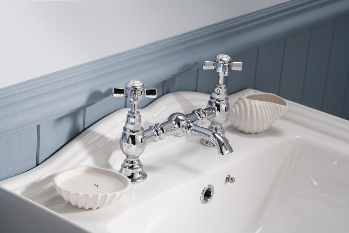 nuie Beaumont Chrome Basin Mixer - Lifestyle image