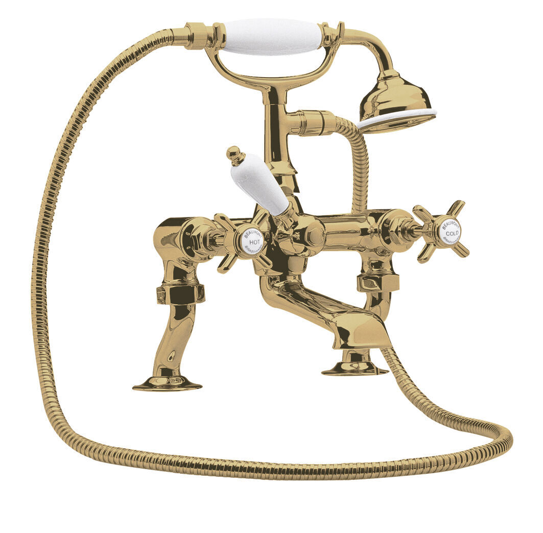 Nuie Beaumont 3/4" Cranked Bath Shower Mixer