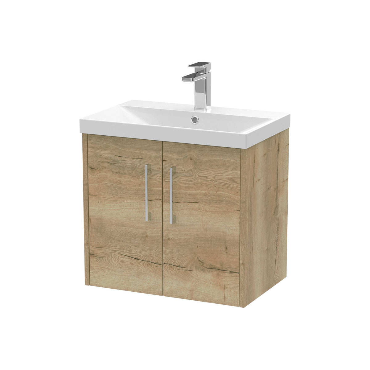 Hudson Reed Juno 600mm 2 Door Wall Hung Vanity Unit With Thin Edge Basin