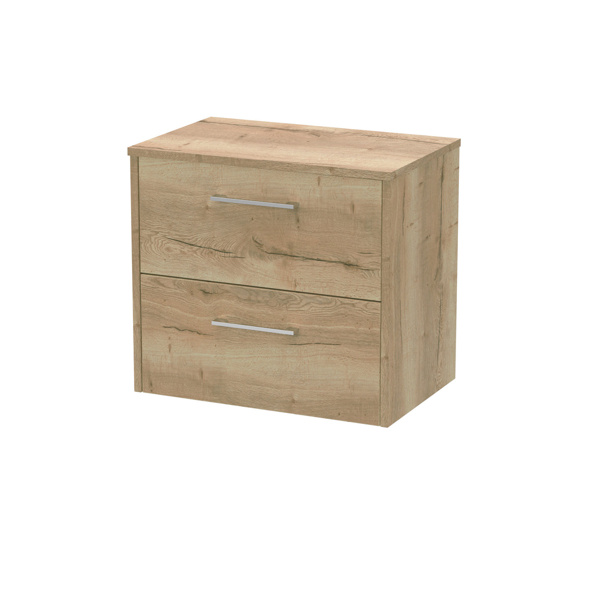 Hudson Reed Juno 600mm 2 Drawer Wall Hung Vanity Unit With Co-ordinating Worktop