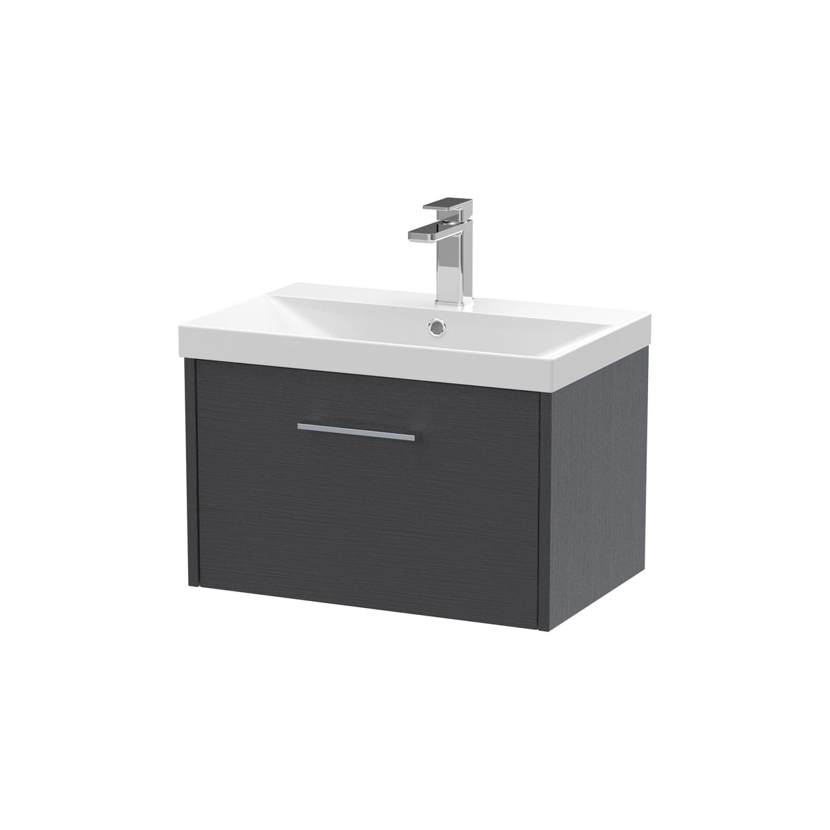 Hudson Reed Juno 600mm 1 Drawer Wall Hung Vanity Unit With Thin Edge Basin