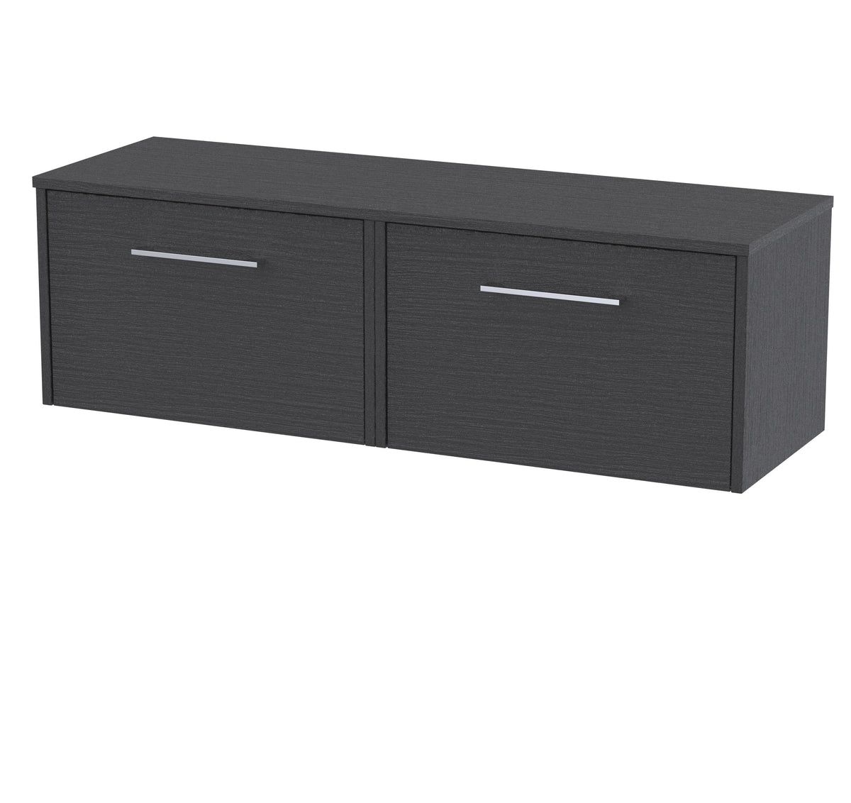 Hudson Reed Juno 1200mm 2 Drawer Wall Hung Vanity Unit With Co-ordinating Worktop
