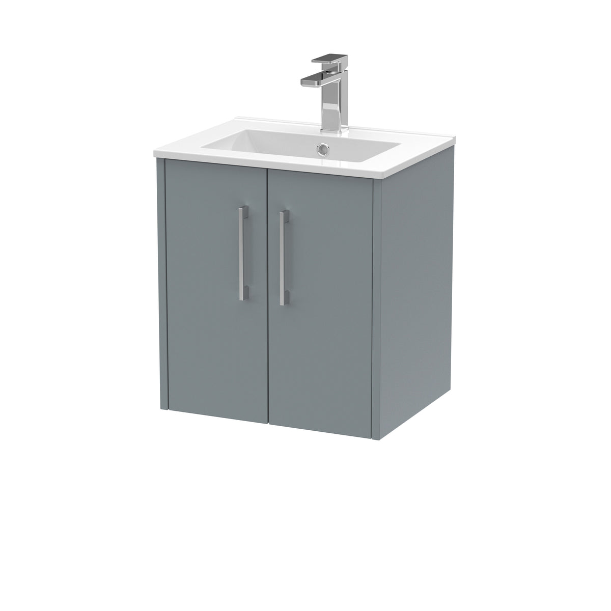 Hudson Reed Juno 500mm 2 Door Wall Hung Vanity Unit With Minimalist Basin
