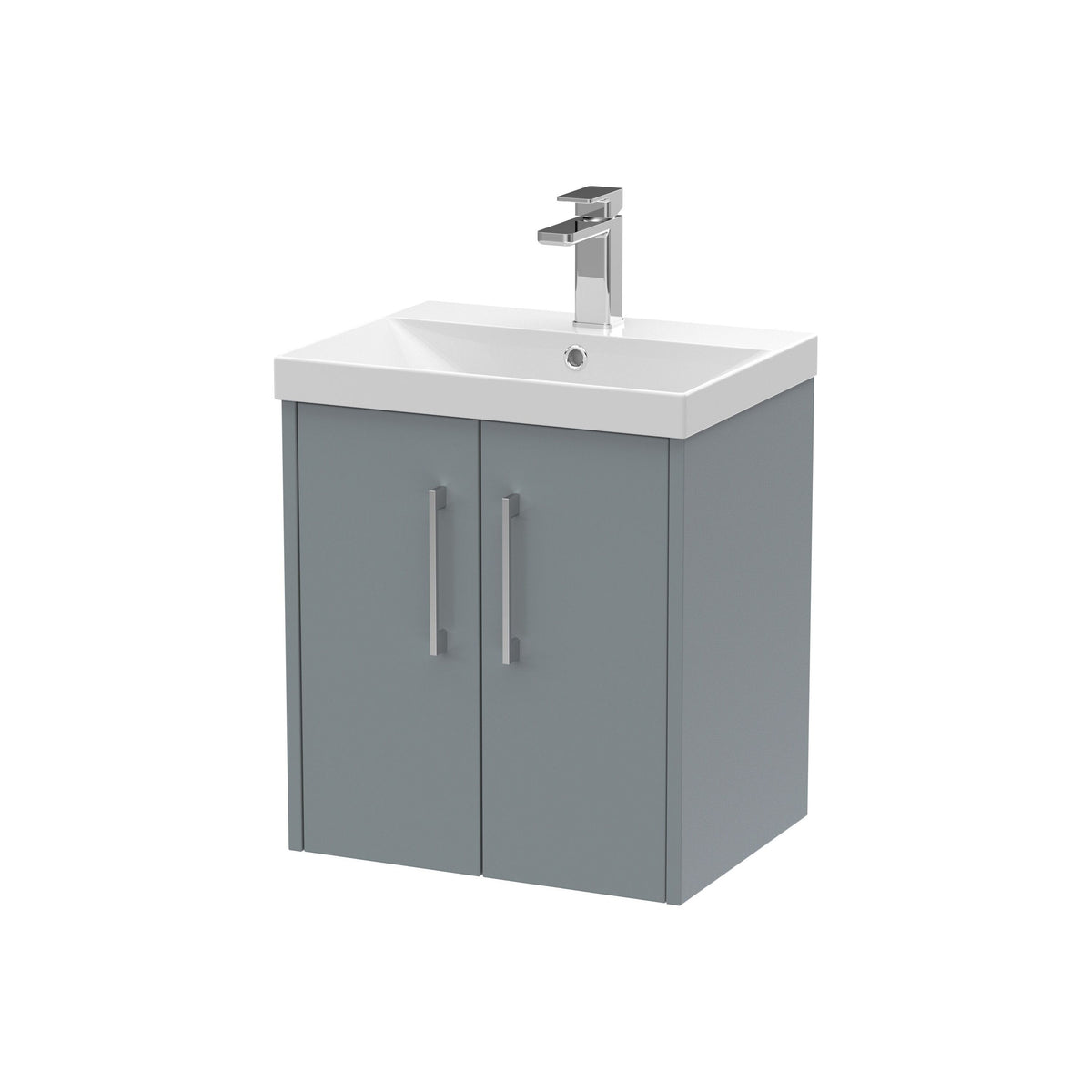 Hudson Reed Juno 500mm 2 Door Wall Hung Vanity Unit With Thin Edge Basin