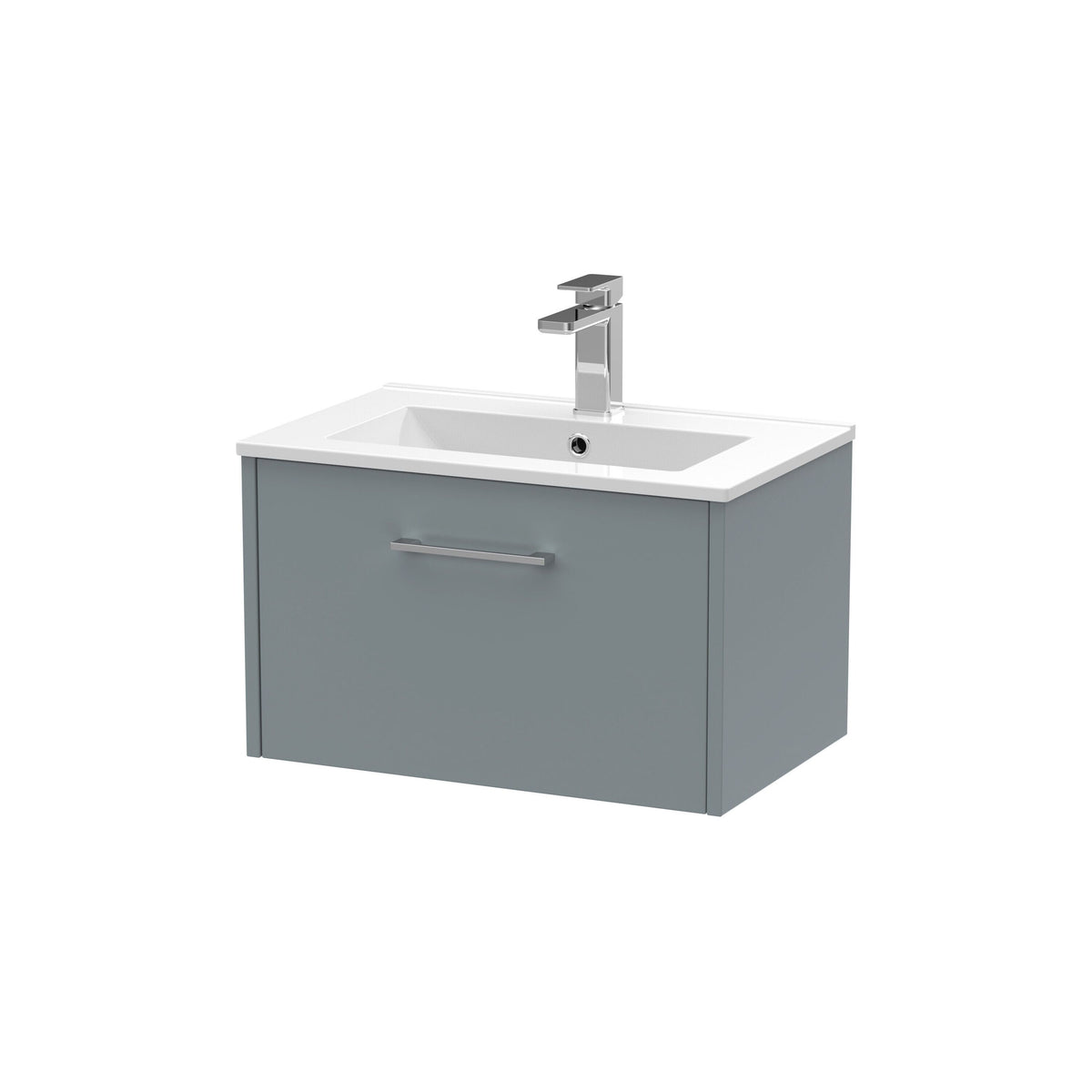 Hudson Reed Juno 600mm 1 Drawer Wall Hung Vanity Unit With Minimalist Basin