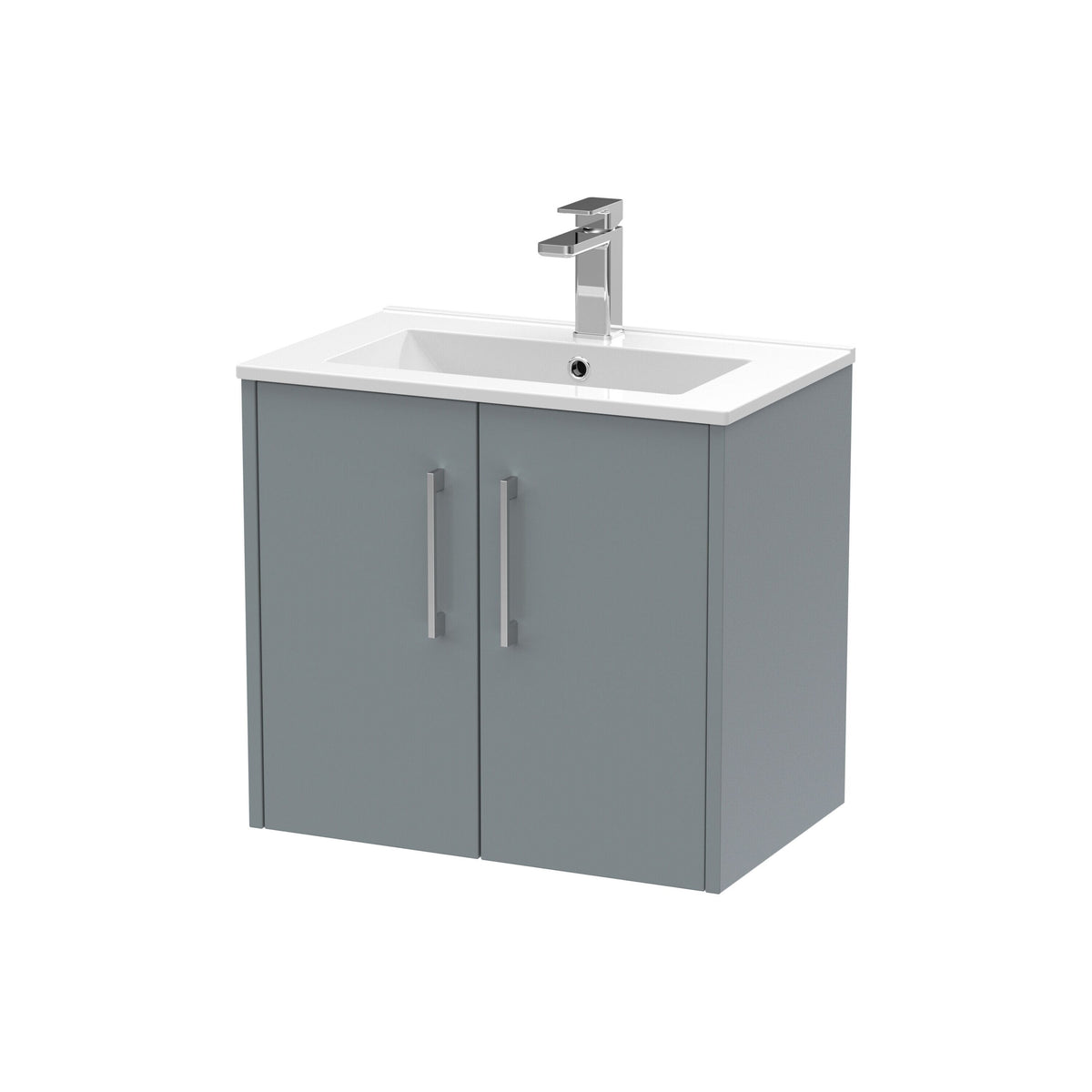 Hudson Reed Juno 600mm 2 Door Wall Hung Vanity Unit With Minimalist Basin