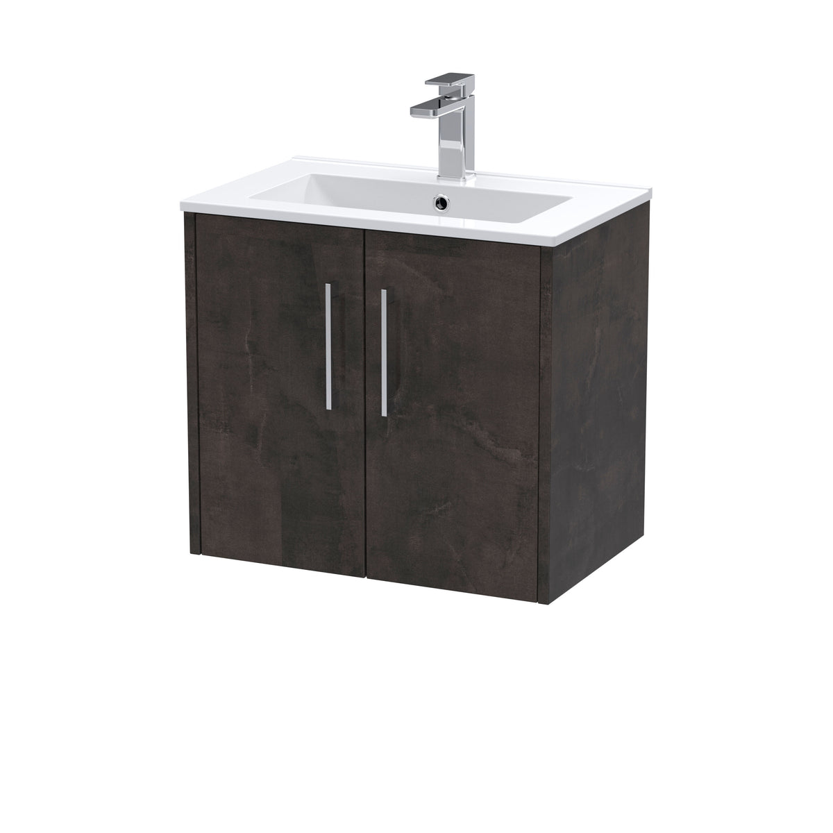 Hudson Reed Juno 600mm 2 Door Wall Hung Vanity Unit With Minimalist Basin