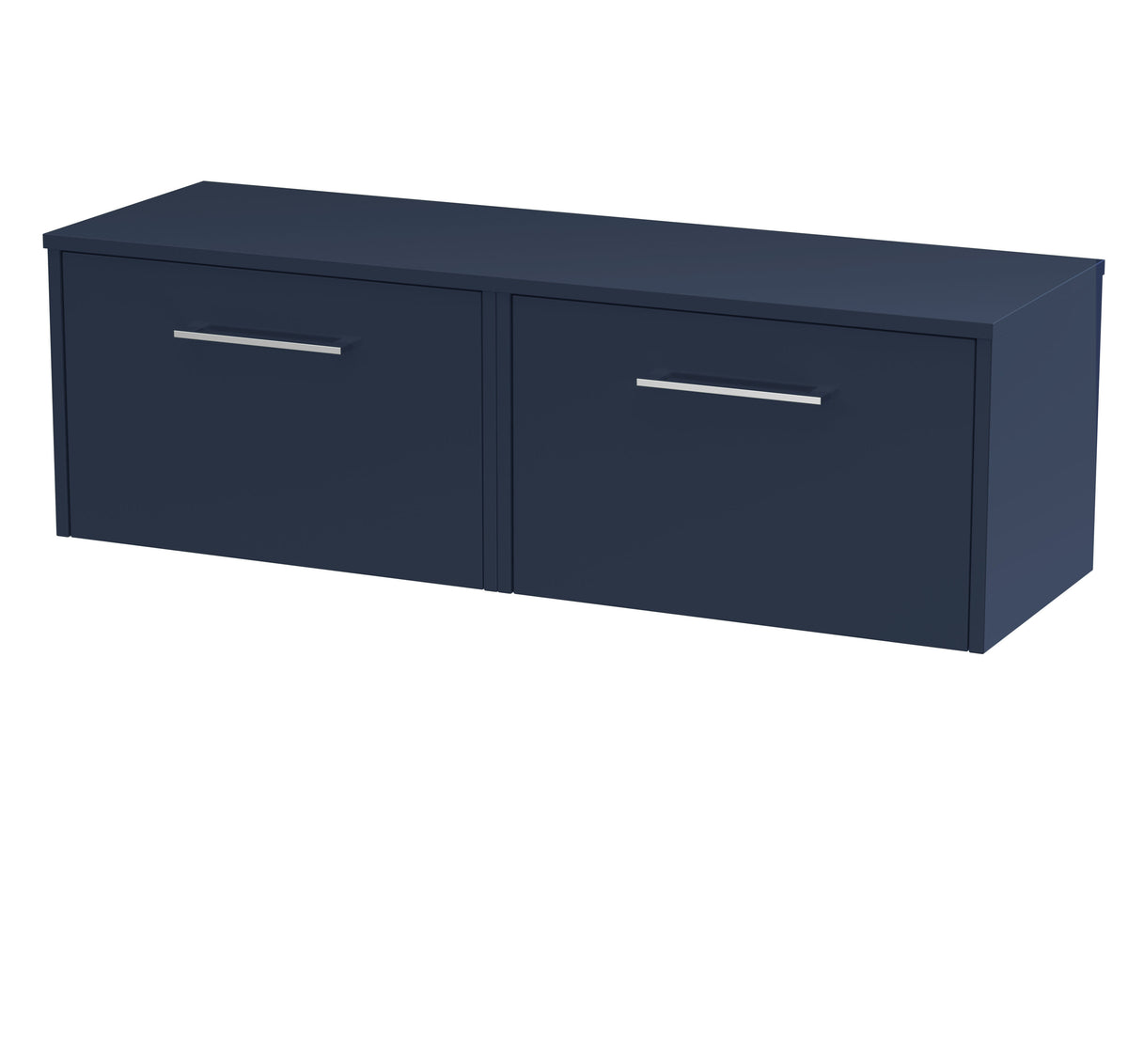 Hudson Reed Juno 1200mm 2 Drawer Wall Hung Vanity Unit With Co-ordinating Worktop