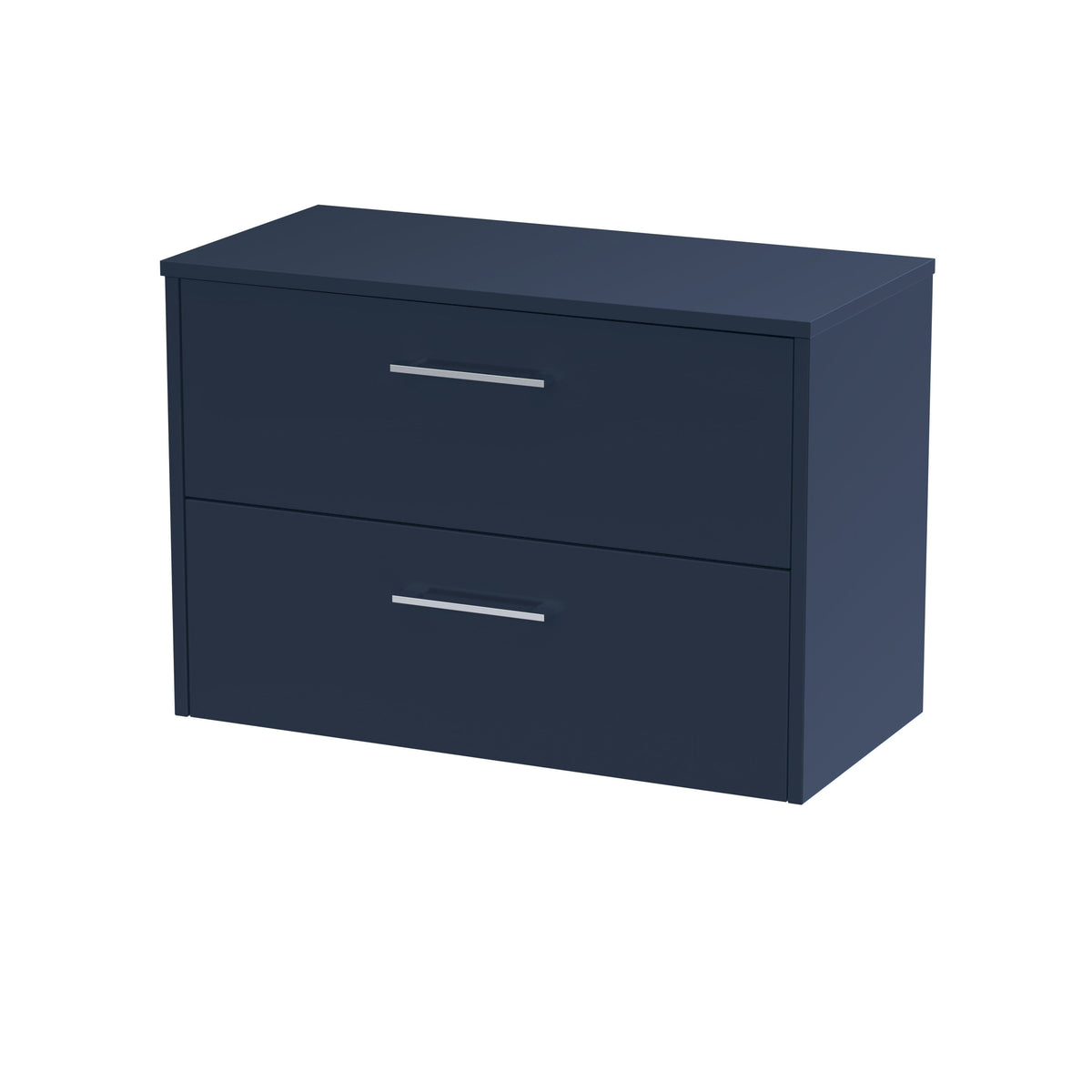 Hudson Reed Juno 800mm 2 Drawer Wall Hung Vanity Unit With Co-ordinating Worktop