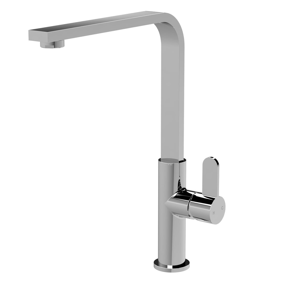 Nuie Churni Square Kitchen Mono Basin Mixer Single Lever