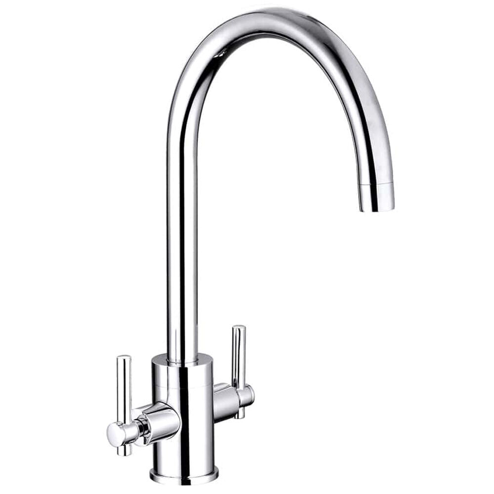 Nuie Charnel Two Handle Sink Mixer Tap